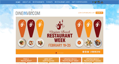 Desktop Screenshot of dineinvb.com